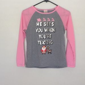 Sweet n Sassy Pajamas - Girls Christmas pajama top Sweet n Sassy Pajamas - Girls Christmas pajama top